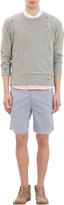 Thumbnail for your product : Save Khaki Stripe Chambray Shorts