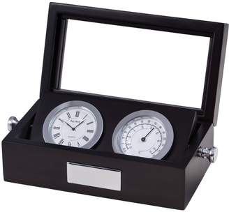 Bey-Berk Boxed Clock and Thermometer
