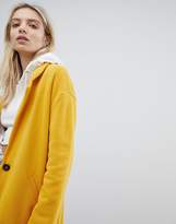 Thumbnail for your product : Pull&Bear Longline Tailored Coat With Pocket Detail