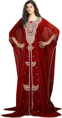 Generic Dubai Middle East Bollywood Style Handmade Designer Kaftan Caftan Farasha Jalabiya Dress Abaya Casual Dress for Party Event