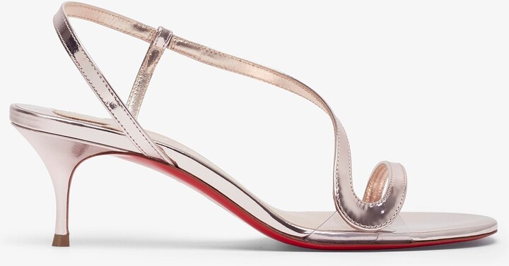 Christian Louboutin Rosalie 55 metallic sandals