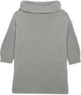 Thumbnail for your product : Max Mara Ribbed Cotton Sweater - Gray