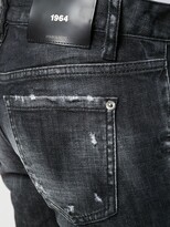 Thumbnail for your product : DSQUARED2 Distressed Zipped Ankle Skinny Trousers
