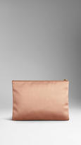 Thumbnail for your product : Burberry Large Silk Satin Beauty Wallet