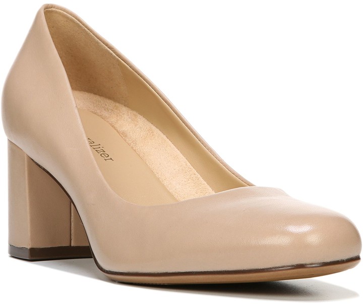 naturalizer block heel pumps