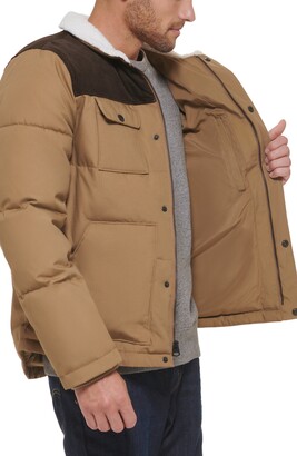 Levi's Woodsman High Pile Fleece Puffer Jacket - ShopStyle