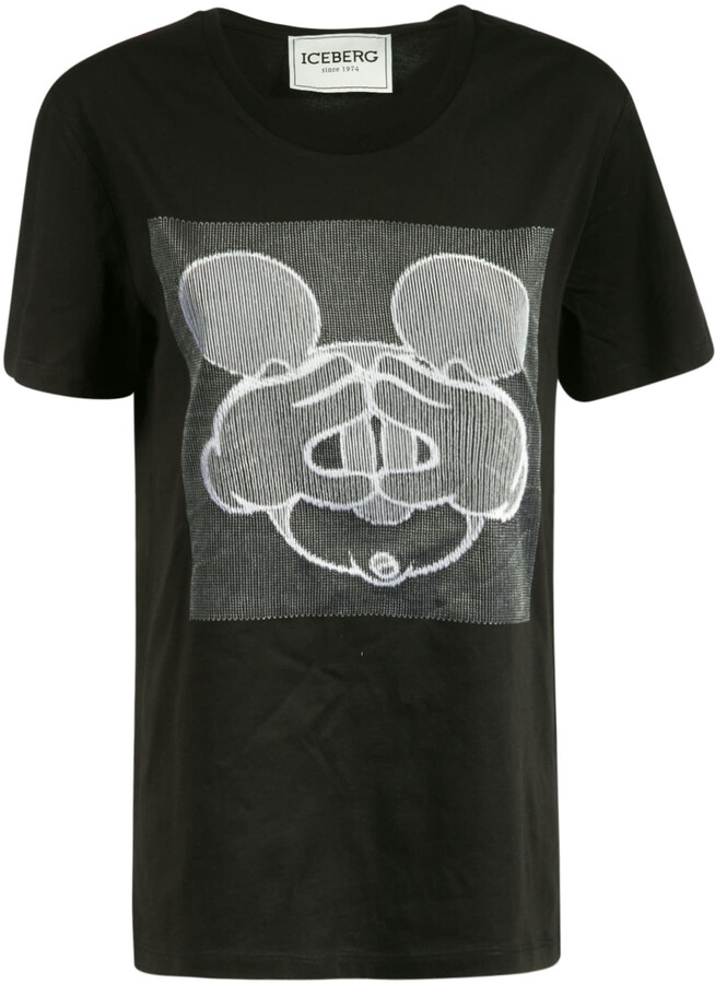 Iceberg Mickey Mouse Print Tshirt ShopStyle