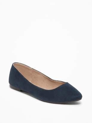 Old Navy Faux-Suede Pointy Ballet Flats for Women