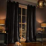Thumbnail for your product : Kylie Minogue Iliana lined eyelet curtain in black 90x90