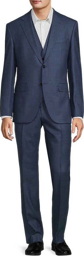 Ficticio conectar Escalera Navy Hugo Boss Suit | ShopStyle