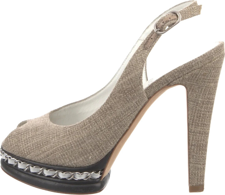 tweed heels
