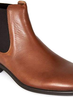 Selected HOMME'S Tan Leather Chelsea Boots