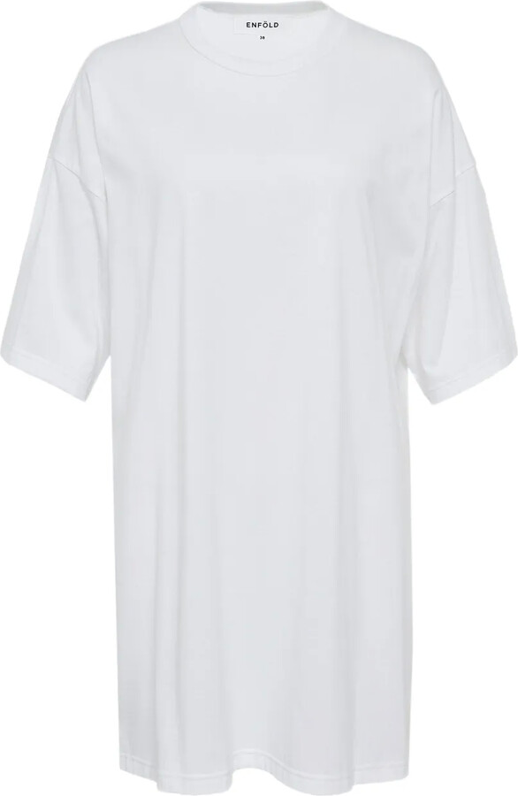 Enfold short-sleeved long T-shirt