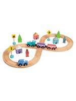 Thumbnail for your product : House of Fraser Hamleys Wooden Figure Of 8 Train & Track Set