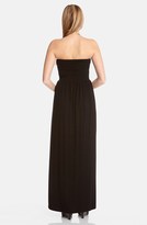 Thumbnail for your product : Karen Kane Smocked Bodice Strapless Maxi Dress