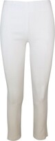 Thumbnail for your product : Haris Cotton - Cut Hem Slim Fit Jersey Linen Blend Stretch Pants - White