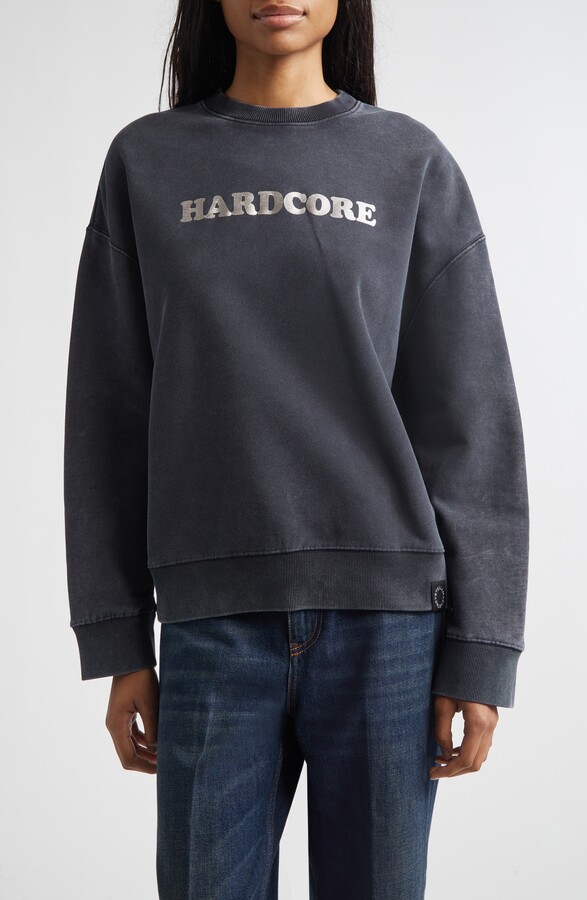 Stella McCartney Hardcore French Terry Graphic Hoodie