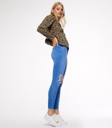 Thumbnail for your product : New Look Bright Ripped High Waist Hallie Super Skinny Jeans