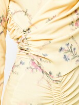Thumbnail for your product : Preen by Thornton Bregazzi Floral Print Ruched Dress