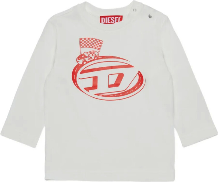 Diesel Kids logo-print T-shirt