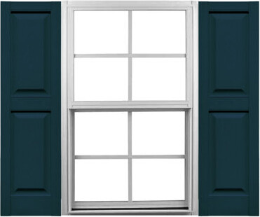 Mid America Mid-America Vinyl, TailorMade Panels, Raised Panel Shutters, w/Shutter-Loks