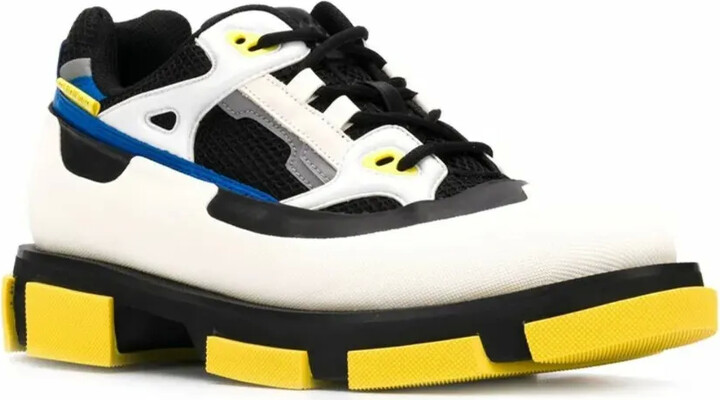 both Chunky Sole Colour Block Sneakers