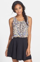 Thumbnail for your product : Lush Print High/Low Tank (Juniors)