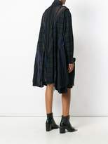 Thumbnail for your product : Sacai tartan waisted shirt dress