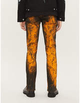 Thumbnail for your product : Burton MJB - Marc Jacques x Will and Rich Pax Crixus graphic-print zipped skinny jeans