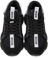 Thumbnail for your product : Moschino Black Teddy Strap Sneakers