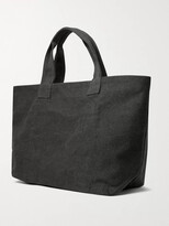 Thumbnail for your product : Onia Reversible Logo-Appliquéd Colour-Block Cotton-Canvas Tote Bag - Men - Gray