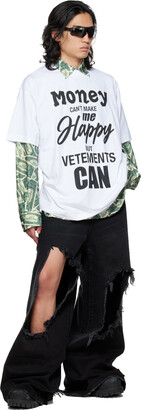 Vetements Black Big Shape Destroyed Jeans - ShopStyle 