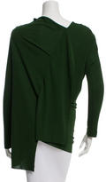 Thumbnail for your product : Roland Mouret Asymmetrical Long Sleeve Top