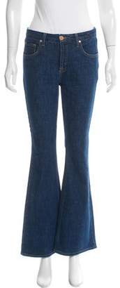Victoria Beckham Mid-Rise Flared Jeans