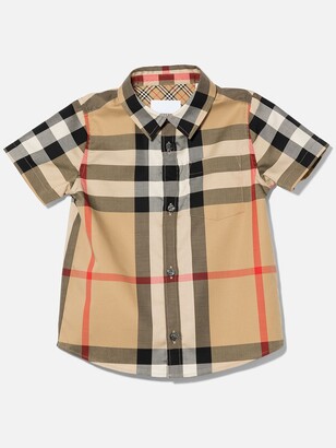 Burberry Children Vintage Check short-sleeve shirt