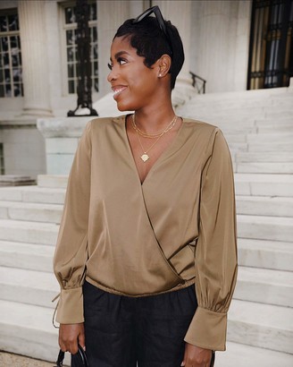 plus size wrap tops uk