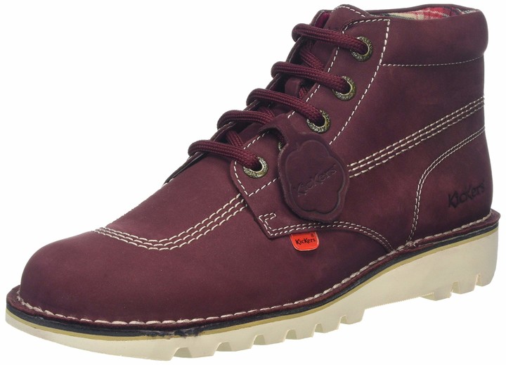 mens burgundy boots uk