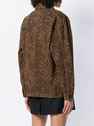 Alexander Wang leopard print jacket