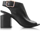 Thumbnail for your product : Alexander Wang Nadia Black Leather Sandals w/Rose-Goldtone Heel