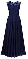 Thumbnail for your product : LECHEERS Women's Wedding V-Neck Vintage Maxi Bridesmaid Evening Formal Dress