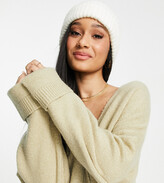 Thumbnail for your product : ASOS Maternity ASOS DESIGN Maternity oversized cardigan with turnback cuff and pockets in oatmeal