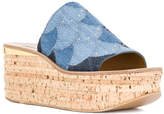 Thumbnail for your product : Chloé patterned platform mules