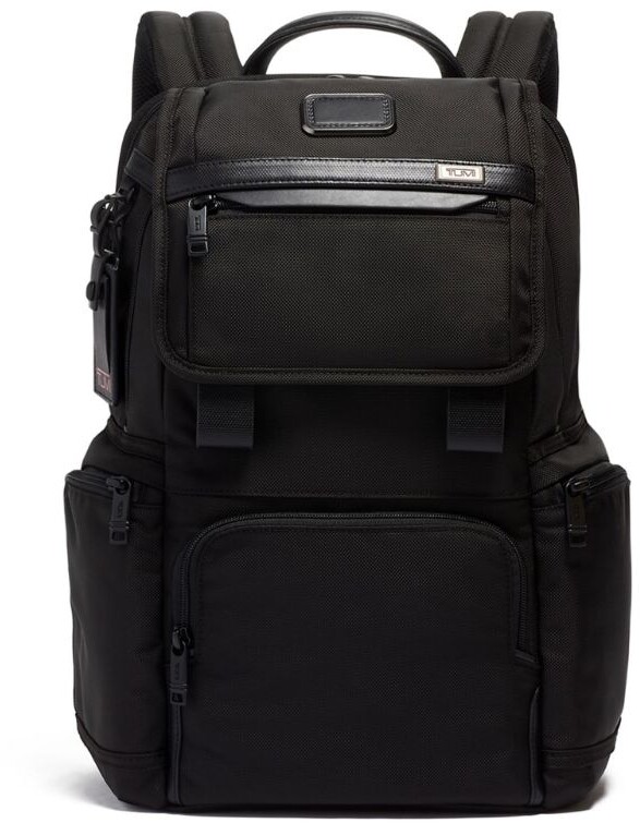 tumi black backpack