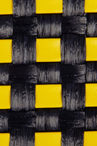 Thumbnail for your product : Marni Woven leather and raffia tote