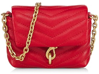 Rebecca Minkoff Micro Edie Quilted Leather Crossbody Bag