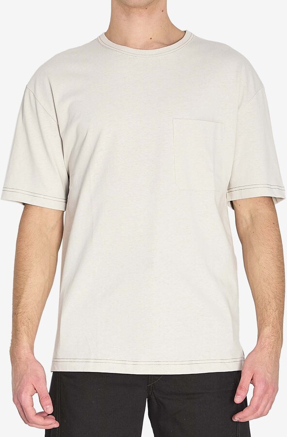 Lemaire Logo-Embroidered Crewneck T-shirt