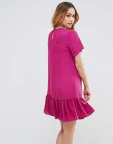 Thumbnail for your product : ASOS Maternity Ruffle Hem Mini T-Shirt Dress
