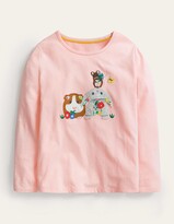Thumbnail for your product : Boden Long Sleeve Applique Top
