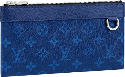 Large Louis Vuitton handbag Dark blue Leather ref.102382 - Joli Closet
