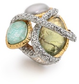 Thumbnail for your product : Alexis Bittar Multi Stone Encrusted Vine Ring